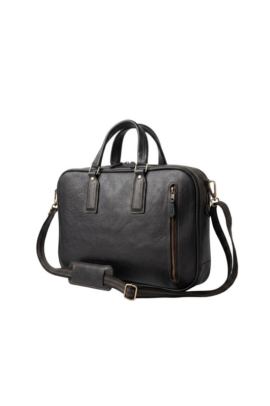 The Executive Top Grain Leather Briefcase 