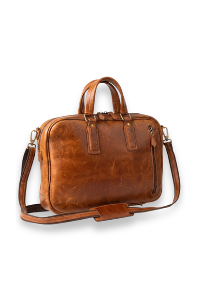 The Executive Top Grain Leather Briefcase 
