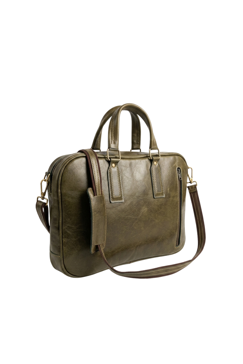 The Executive Top Grain Leather Briefcase 