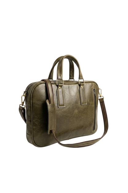 The Executive Top Grain Leather Briefcase 